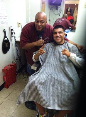 The former champ Victor Ortiz just before he went to location for Expendables 3