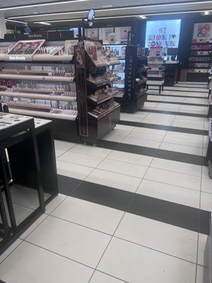 Layout of Sephora