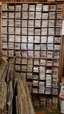 It's the best place in Houston to find cassettes!  This is just one small section.