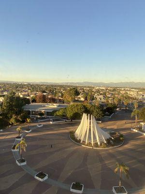 Front of the court house it's such a pretty view