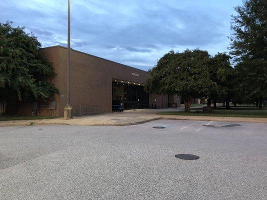 Front of the Library.