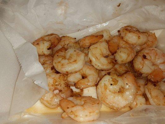 This is the shrimp I receive instead of jumbo shrimp!