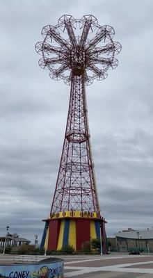 Old Parachute Jump Ride close by