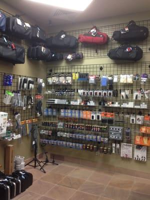 We have every accessory for your band instrument needs! Everything from reeds, mouthpieces, straps, cleaners and more!