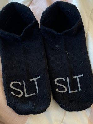 Don't forget sticky socks !