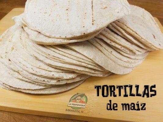 Fresh made Corn Tortillas- Made Daily!