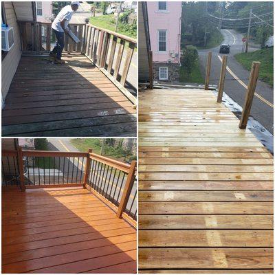 Deck restoration up in yonkers