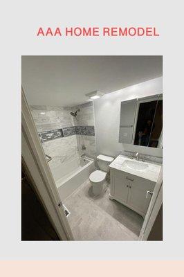 Bathroom remodel project