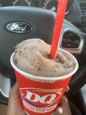 Brownie dough blizzard