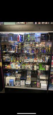 510 batteries, different styles of nector collector, electric dabbers, electric & refillable torches, regular & high end torches