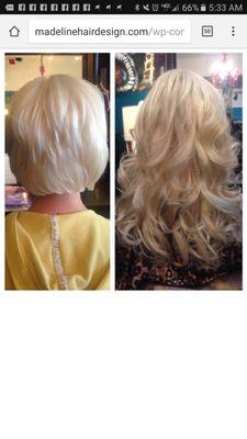 Before & After Hair Extensions