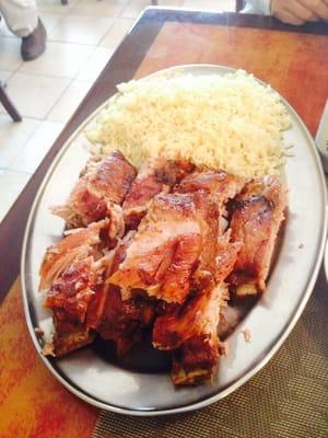 Bbq ribs & rice