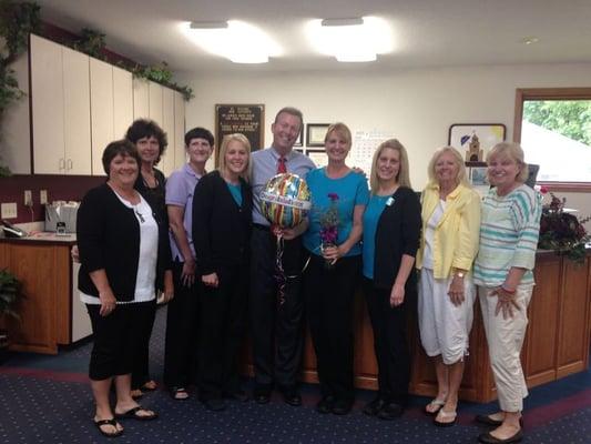 Brown Chiropractic awarded Oelwein Clapper Award in July 2015