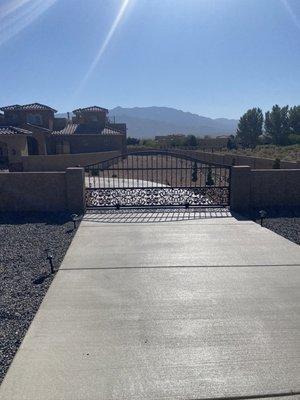 Sliding Automated Driveway Gate