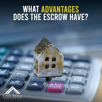 The escrow solves a security problem. Often two parties agree to transact a good or service but, due to the lack of trust (especially if the