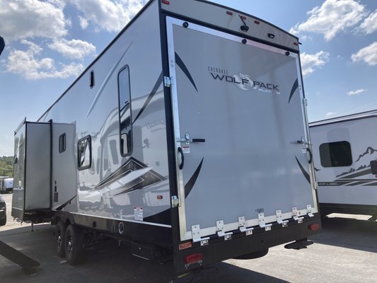 2022 Cherokee Wolf Pack 325PACK13 Toy Hauler Rear Patio/Deck Ramp door FR9897