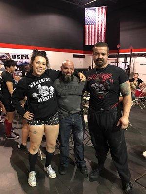 NSBB Members competing in a USPA Powerlifting meet in Vegas 2017