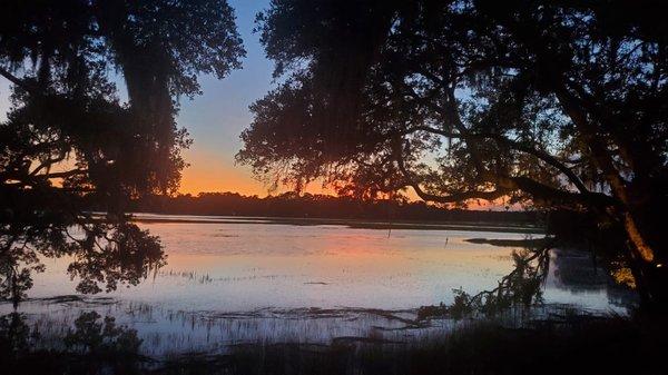 Sunset view from our back deck.