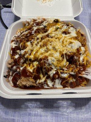 Pork Loaded French fries