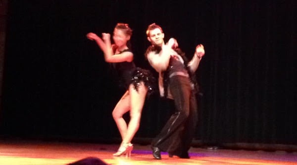 Director Kevin Toft and his Partner Kim Yang performing at the Michigan Latin Dance Festival 2014