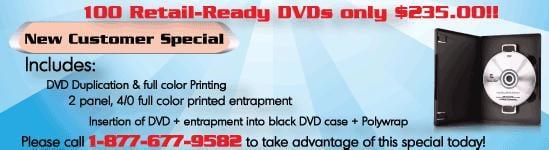 Get CD / DVD duplication and CD / DVD replication services.