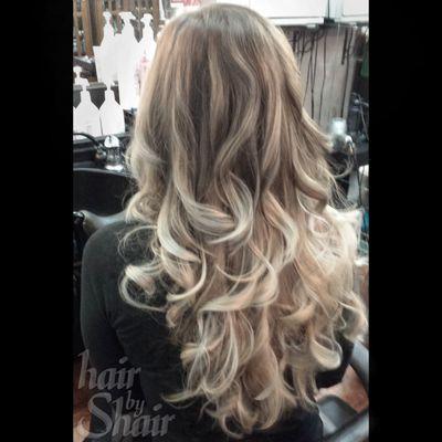 Balayage Long Layers Blonde Hair by Shair