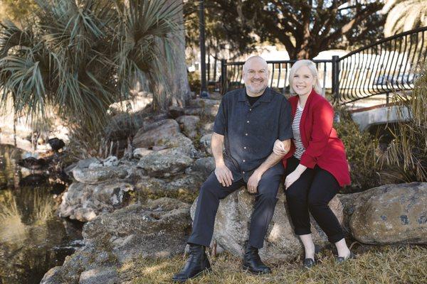 Family photos at Lake Eola