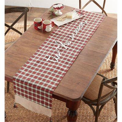 Christmas Tartan Table Runner