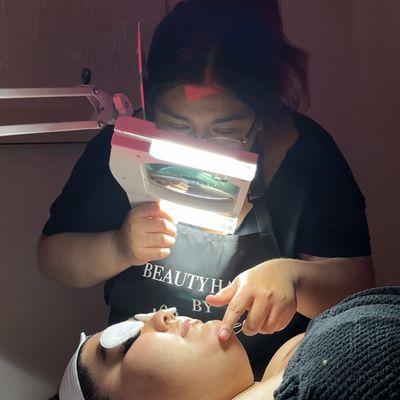 skin analysis (included in facial)