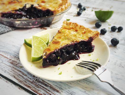 Blueberry Lime Pie