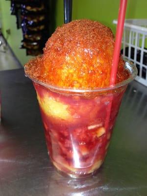 Fruta fresca y raspa!