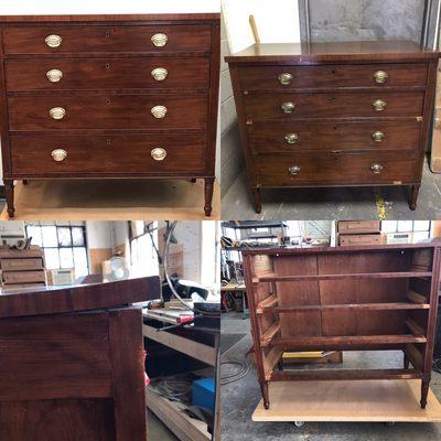 Nice Mahogany Dresser 19th Century