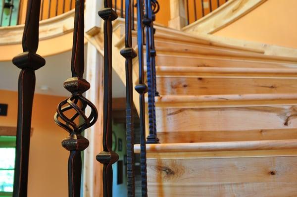 sample gothic style iron balusters from a variety of options available by Splash Carpentry, Chicago IL