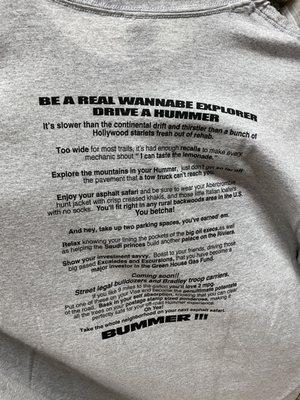 Hummer funny shirt