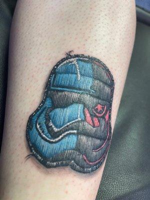 Star Wars storm trooper patch tattoo by Crysta