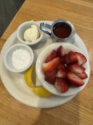 Fixings for the Dutch Baby