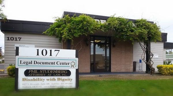 Legal Document Center
1017 N. Riverside Ave., Suite 106
Medford, Oregon 97501
541-773-8813

www.LegalDocumentCenter.biz