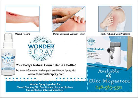 #Wonder_Sparay In Stock Now @ #EliteMegastore :-)