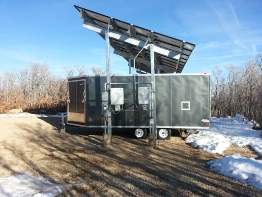 Solar Car Port Park City, 12.4 kw system (2ea. SMA 6000 watt inverters)