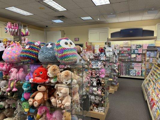 Cute stuffies and Hallmark cards