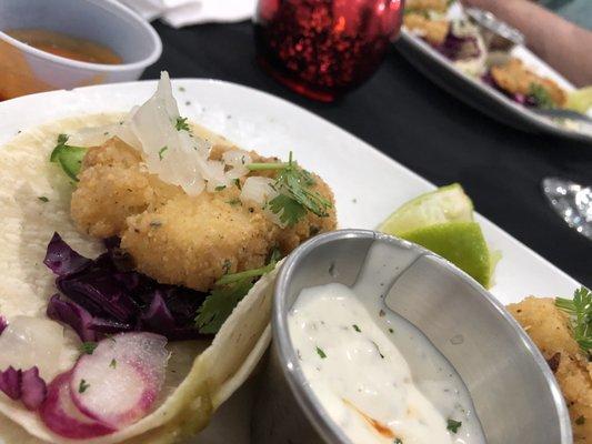 Cod fish tacos