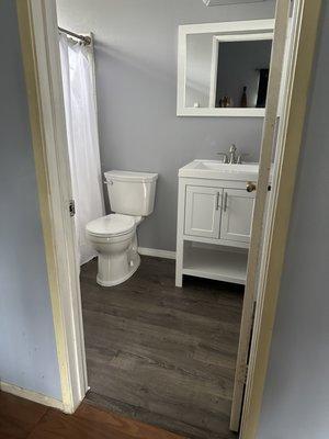 Small bathroom remodel.