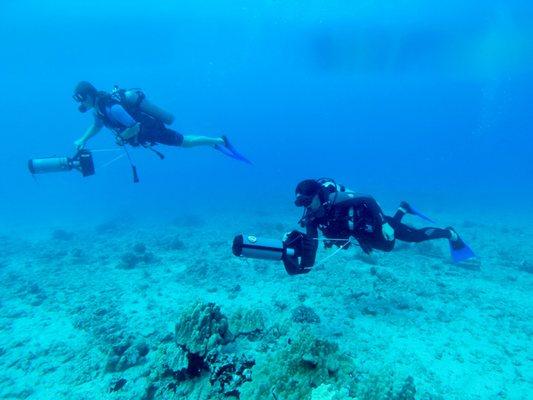 DPV diving