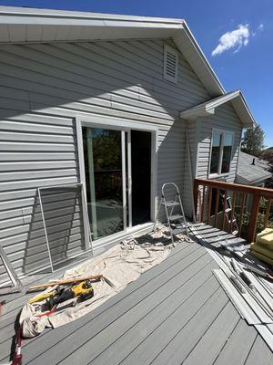 New patio door