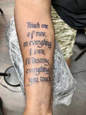 Explosive Tattoo