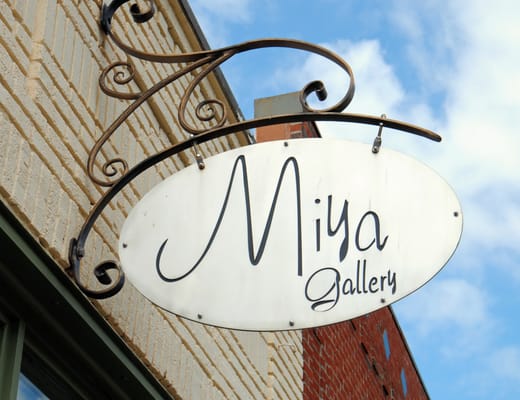 Miya Gallery on Main St. in Weaverville, NC  Fine Art/Fine Craft