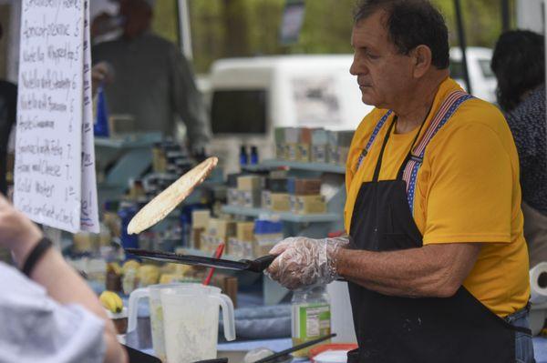 Fresh Crépe was the only food vendoor on the first week 2018