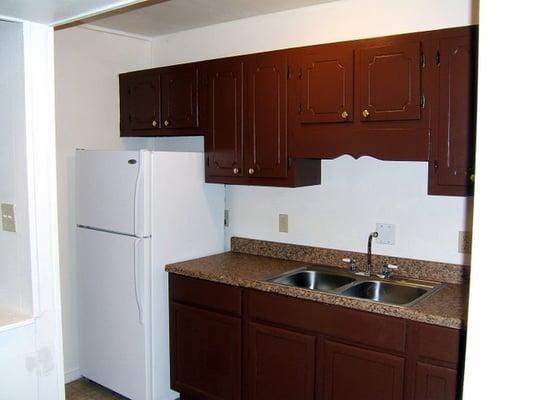 Studio One Apartment kitchen