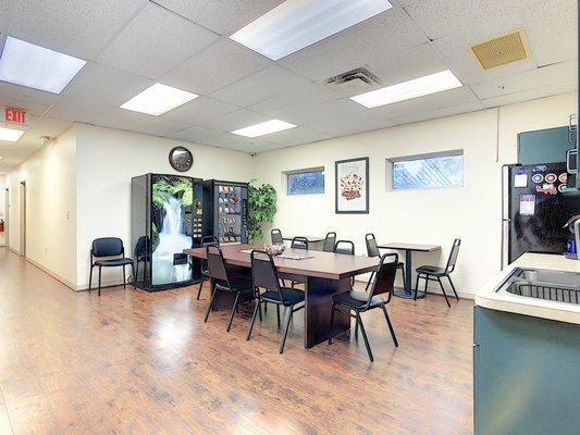 Kitchen/Break Room with Vending Machines