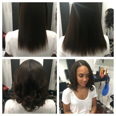 Relaxer touch up, touch, treatment, trim and style by Liz Owusu